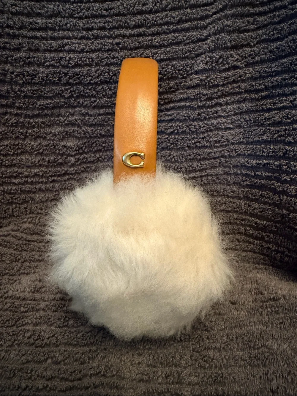 Coach Shearling Earmuffs